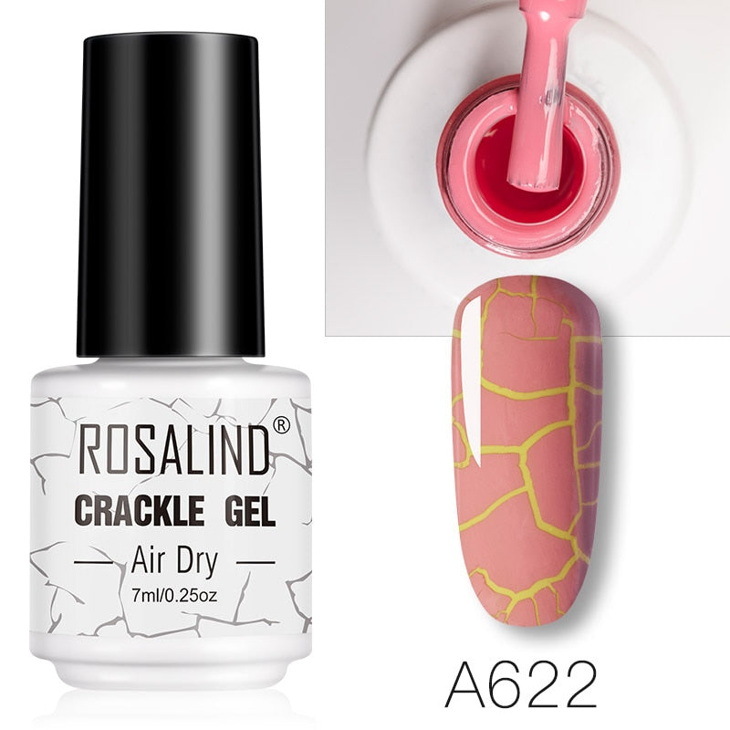 Esmalte de Unha Gel Rosalind - Efeito Crackle - Compras Chaves