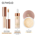 Kit Maquiagem Facial O.TWO.O - Corretivo, Base e Pó - Compras Chaves