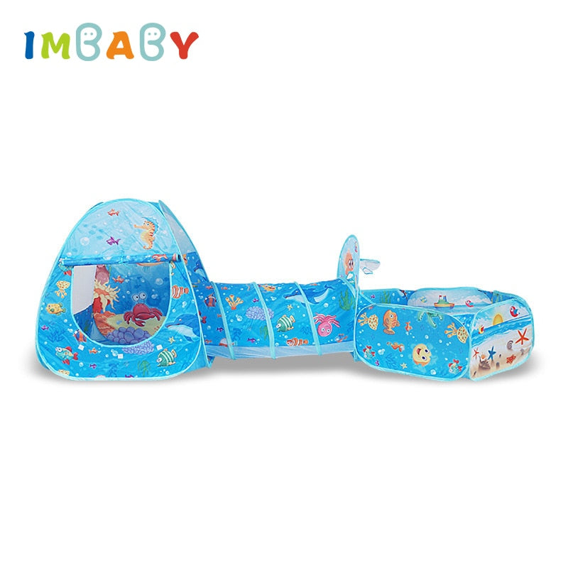 Piscina de Bolinha Infantil 3 em 1 - Play Tent Imbaby - Compras Chaves