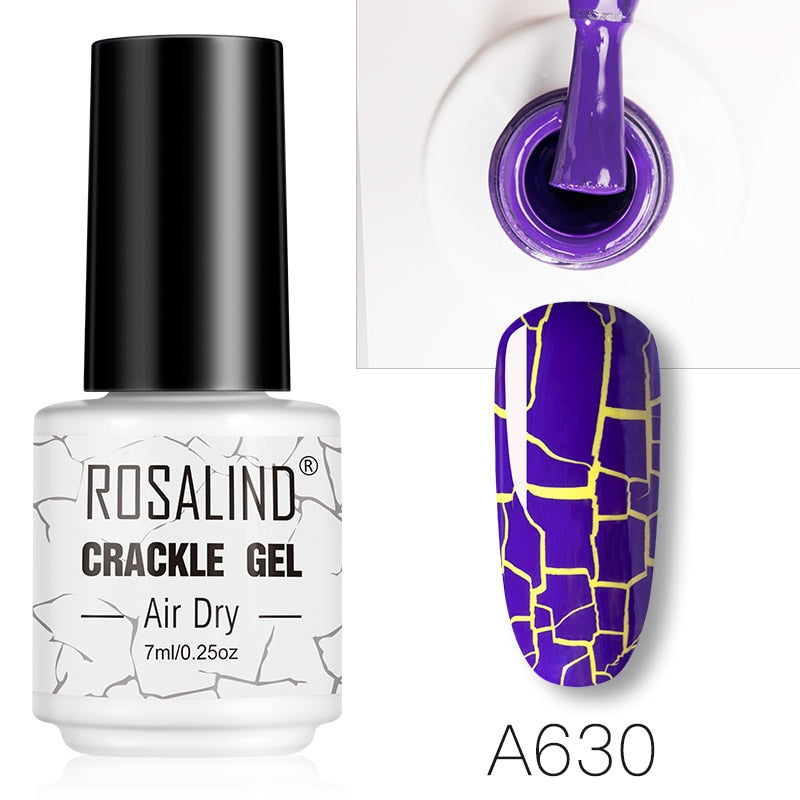 Esmalte de Unha Gel Rosalind - Efeito Crackle - Compras Chaves