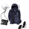 Jaqueta Feminina Puffer com Capuz - Compras Chaves