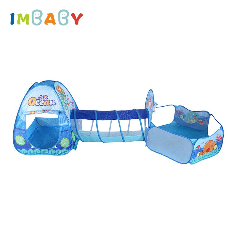 Piscina de Bolinha Infantil 3 em 1 - Play Tent Imbaby - Compras Chaves