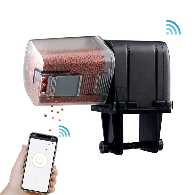 Alimentador Automático para Aquário Wi-fi - Compras Chaves
