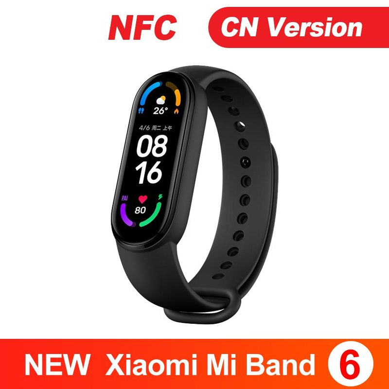 Smartwatch Xiaomi Mi Band 6 NFC Relógio Inteligente - Compras Chaves