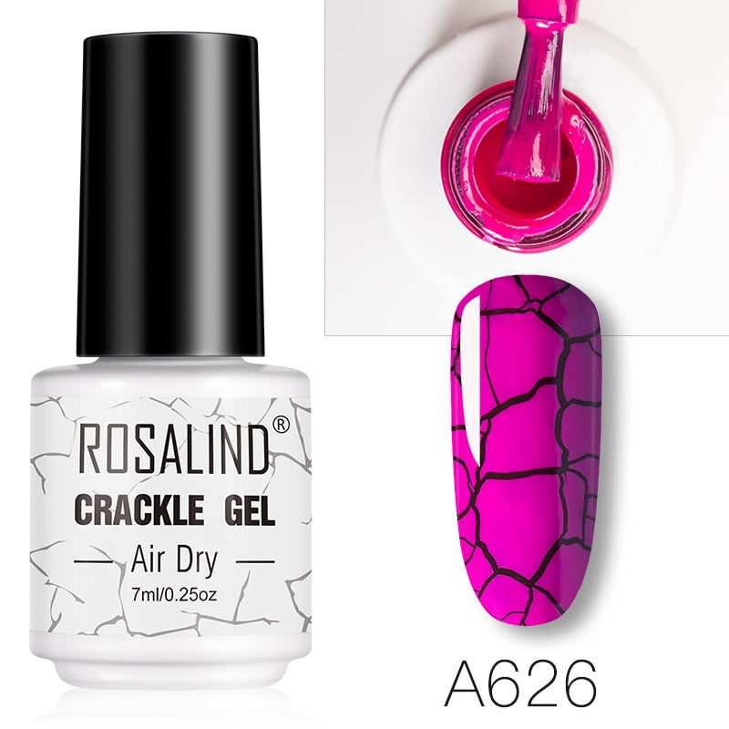 Esmalte de Unha Gel Rosalind - Efeito Crackle - Compras Chaves