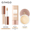 Kit Maquiagem Facial O.TWO.O - Corretivo, BB Cream e Pó - Compras Chaves