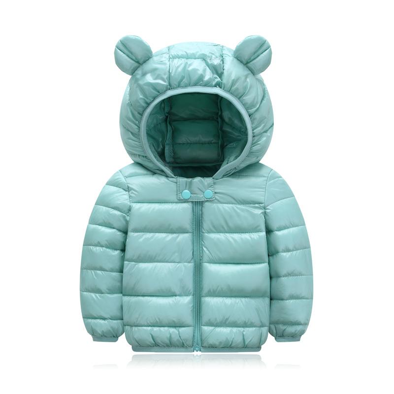 Jaqueta Infantil Puffer com Capuz - Basic Colors - Compras Chaves