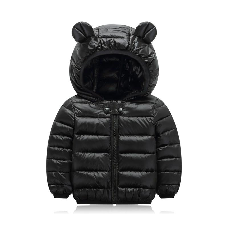 Jaqueta Infantil Puffer com Capuz - Basic Colors - Compras Chaves