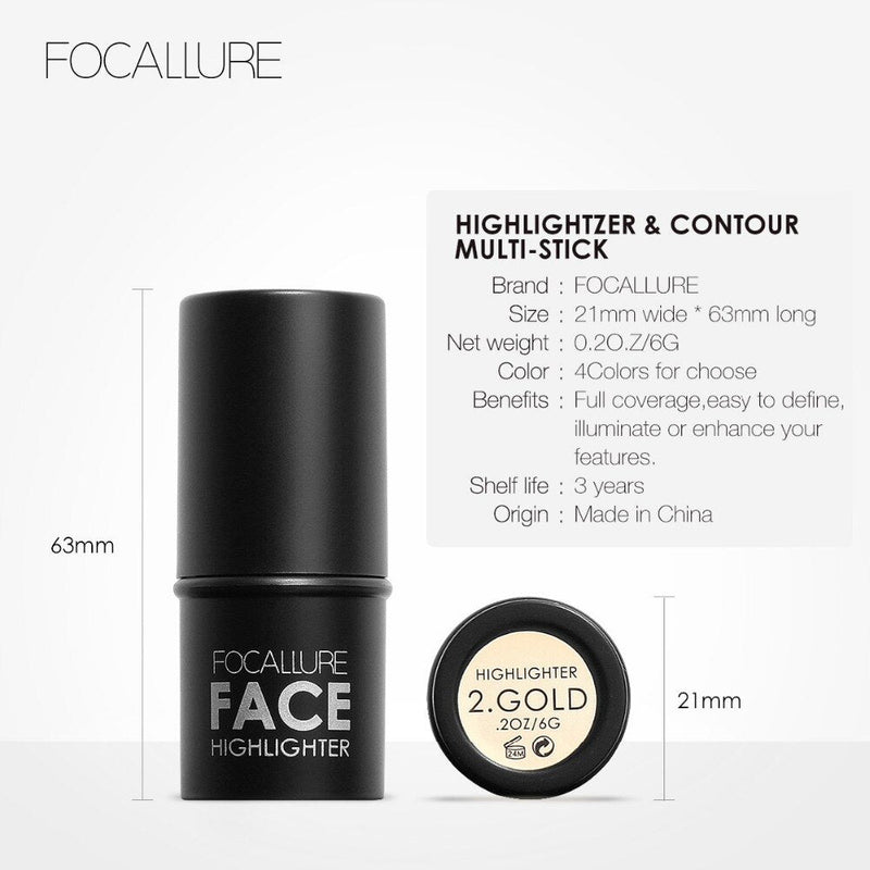 Iluminador Facial em Bastão Focallure - Compras Chaves