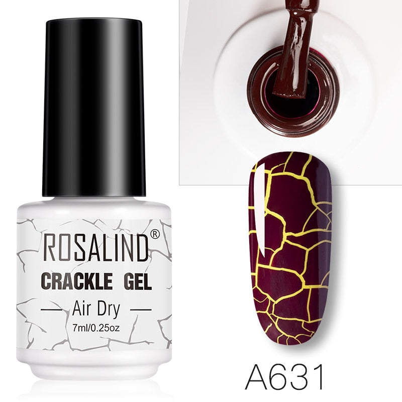 Esmalte de Unha Gel Rosalind - Efeito Crackle - Compras Chaves