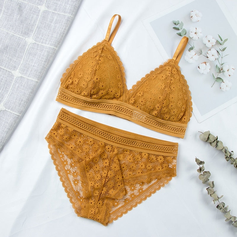 Conjunto Lingerie em Renda Fancy - Compras Chaves