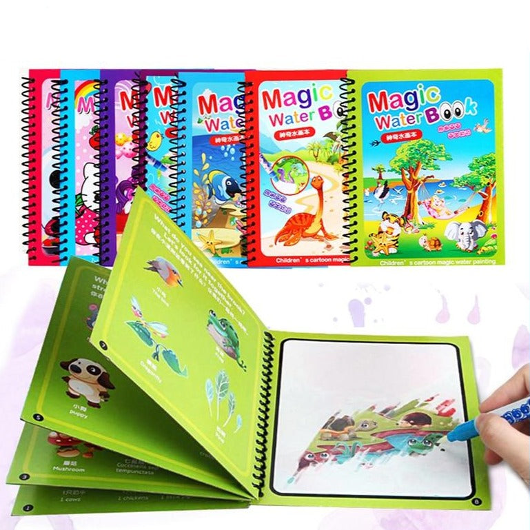 Livro de Colorir Água Mágica - Montessori - Compras Chaves