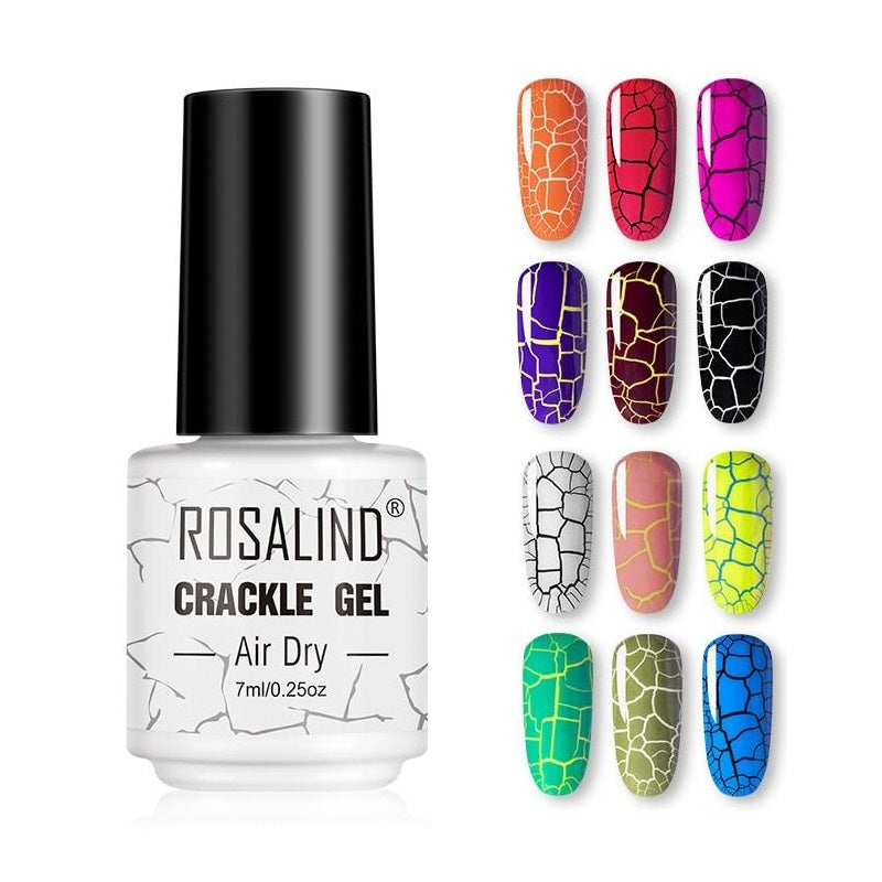 Esmalte de Unha Gel Rosalind - Efeito Crackle - Compras Chaves