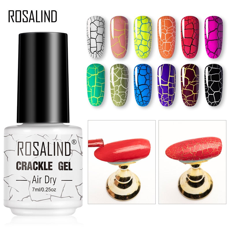 Esmalte de Unha Gel Rosalind - Efeito Crackle - Compras Chaves