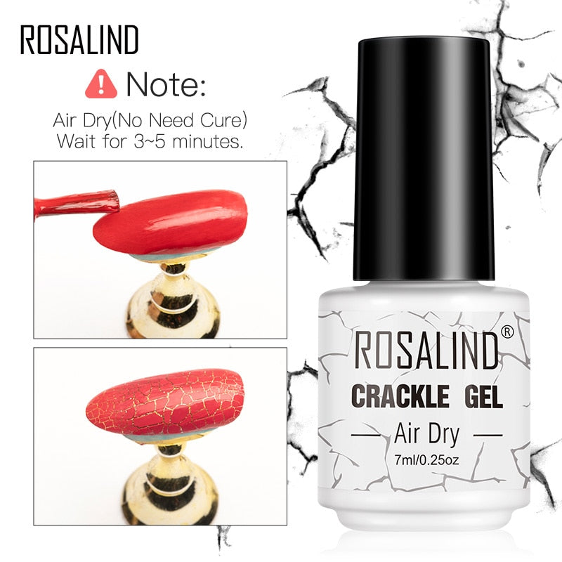 Esmalte de Unha Gel Rosalind - Efeito Crackle - Compras Chaves