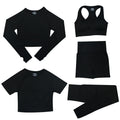 Conjunto Feminino Fitness Yoga - 5 peças - Compras Chaves