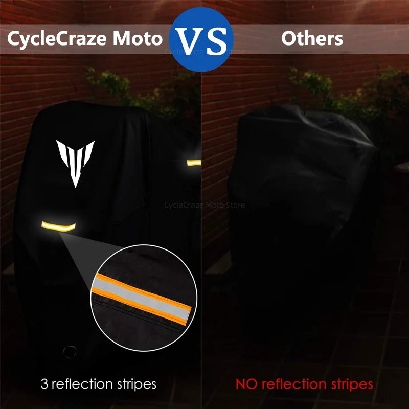 Motorcycle Cover Waterproof Outdoor Scooter UV Protector Dust Rain Cover For YAMAHA MT01 MT09 MT07 MT10 MT03 MT 09 07 03 10 - Compras Chaves