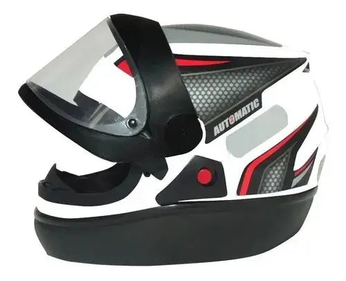 Capacete Moto Fechado Automático Fw3 San Marino Branco - Compras Chaves