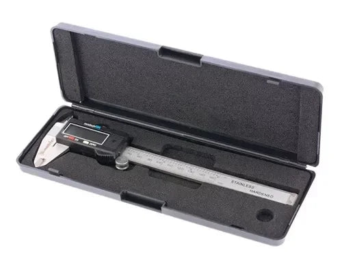 Caliper 150mm Stainless Steel Professional w/ Case Length Gauges Calipers Digital caliper Rcm loader switch Calibrador vernier - Compras Chaves