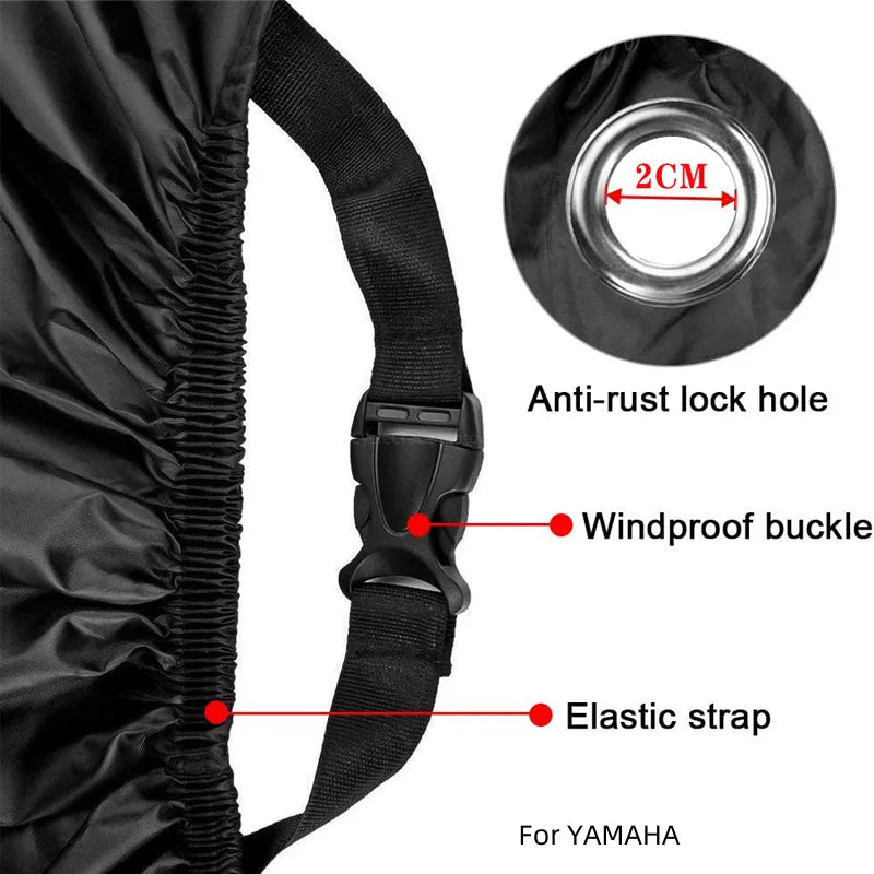 Motorcycle Cover Waterproof Outdoor Scooter UV Protector Dust Rain Cover For YAMAHA MT01 MT09 MT07 MT10 MT03 MT 09 07 03 10 - Compras Chaves