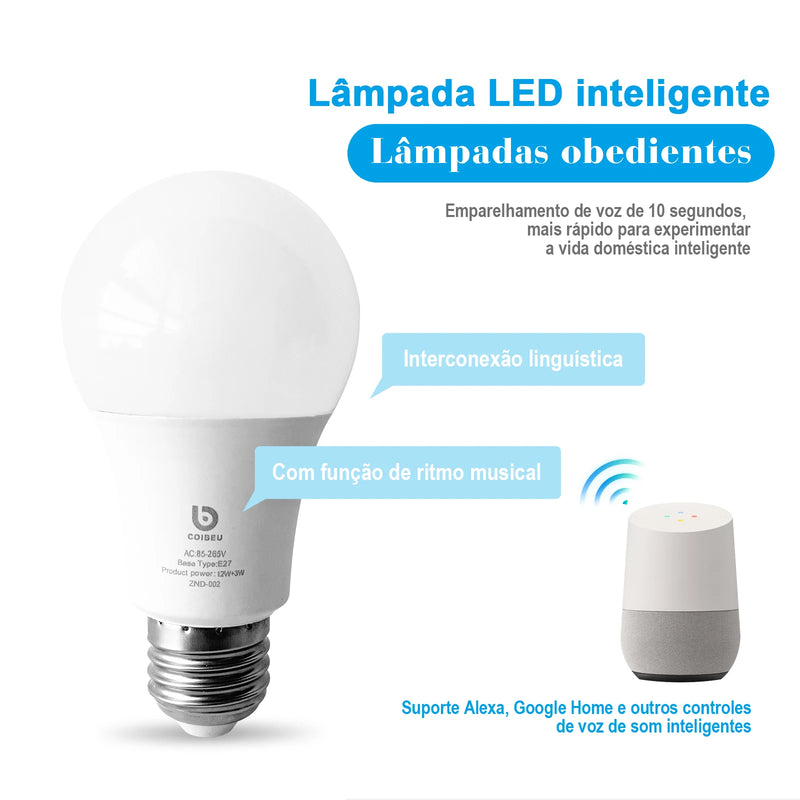 lampada inteligente,alexia alexa, ledes para iluminacao,luminaria led,luz de led,lampada inteligente 15w,eletrodomésticos,Brasil - Compras Chaves