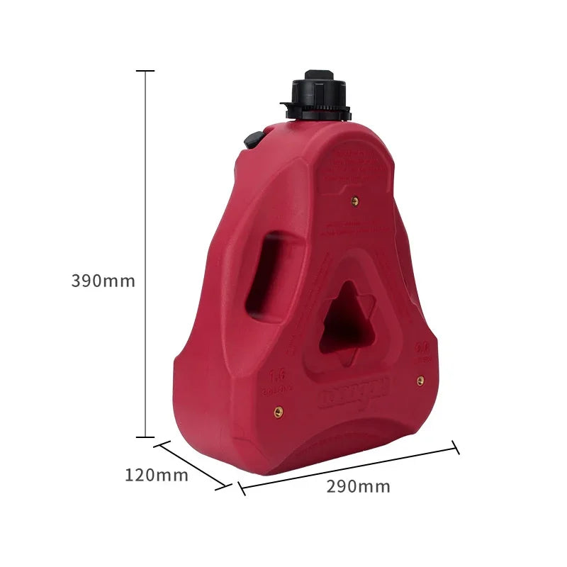 Plástico Jerry Can para Carro Tanque De Combustível Latas De Gasolina Recipiente De Óleo De Gasolina Montagem Da Motocicleta Tanque De Água 6L - Compras Chaves