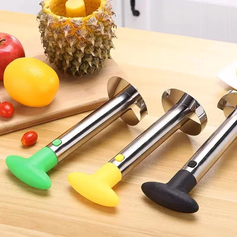 Aço inoxidável abacaxi Splice e Peeler, Fruita Cuttler, Parer Knife, Acessórios de cozinha, Kitchen Gadgets - Compras Chaves