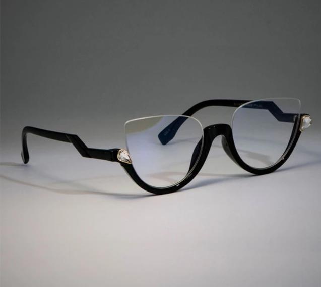 Armação de Óculos de Grau Feminino Meia Taça - Compras Chaves
