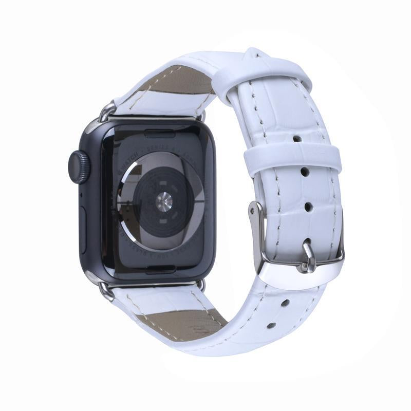 Pulseira de Couro para Apple Watch 38/40/42/44mm - Compras Chaves