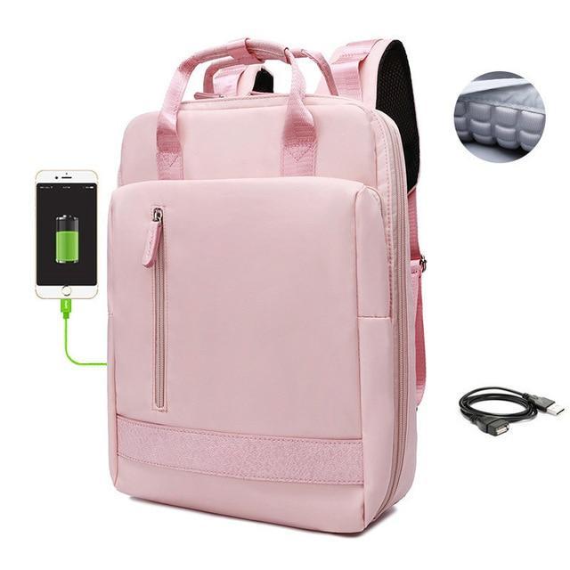 Mochila para Notebook Feminina Antifurto - Compras Chaves