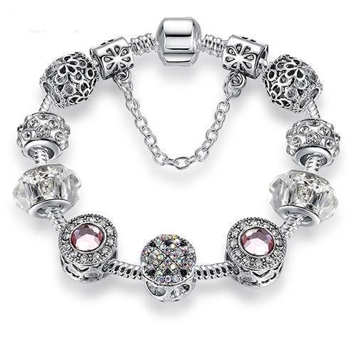 Pulseira com Berloque Crystal - Compras Chaves