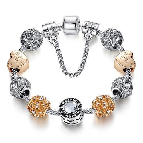 Pulseira com Berloque Crystal - Compras Chaves