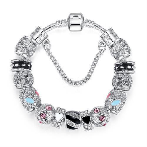 Pulseira com Berloque Crystal - Compras Chaves